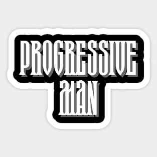 Music Progressive Man Gift Sticker